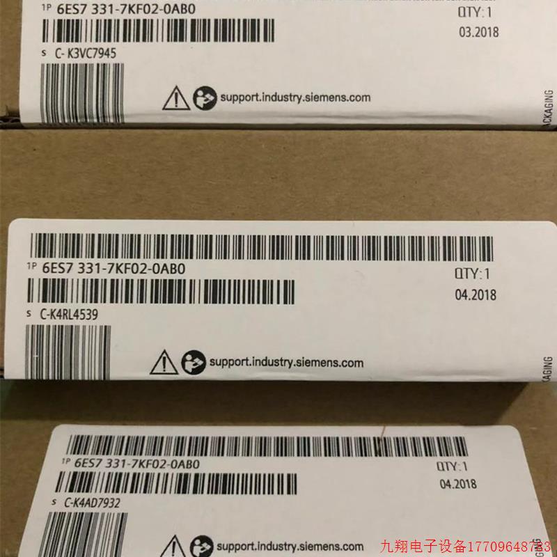 拍前询价:6ES7 331-7KF01/02/7KB02/7PF01/7PF11/1KF01/02-0AB0