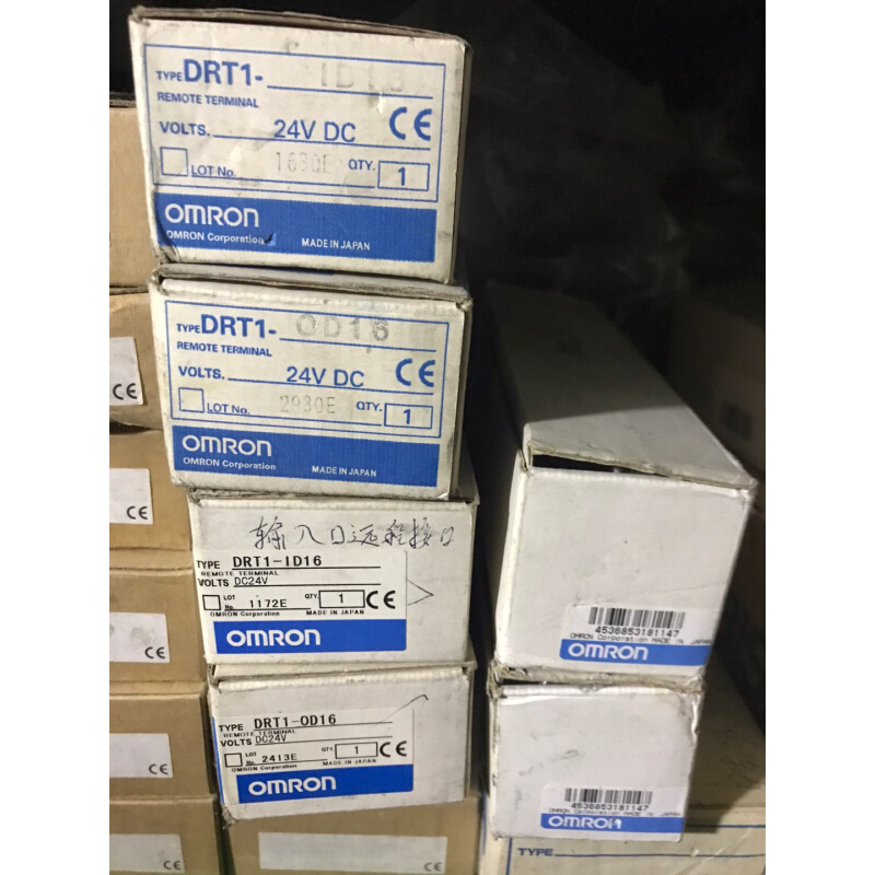 拍前询价：库存闲置OMRON输入输出模块DRT1-ID16 需要联系全新原