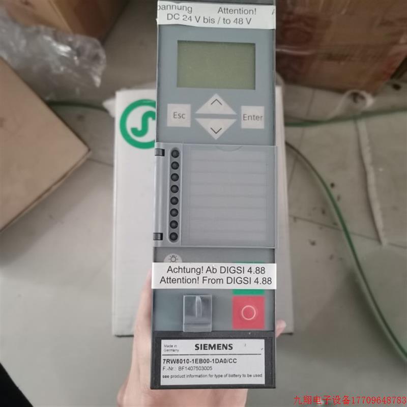 拍前询价:SIEMENS 控制器7RW8010-1EB00-1DA0/CC BF1407503005