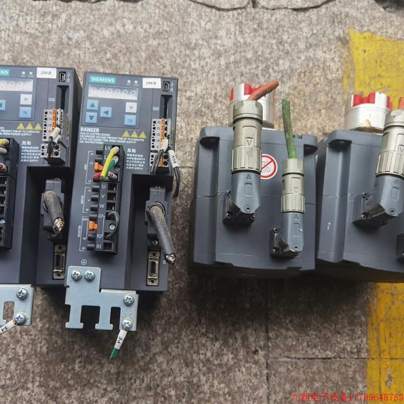 拍前询价:V90服务器0.75KW/1KW、电机型号1AC61-