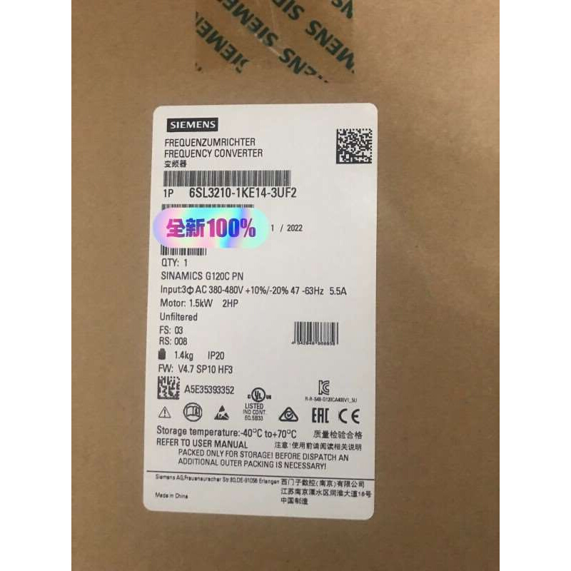 拍前询价：6SL3210-1KE14-3UF2