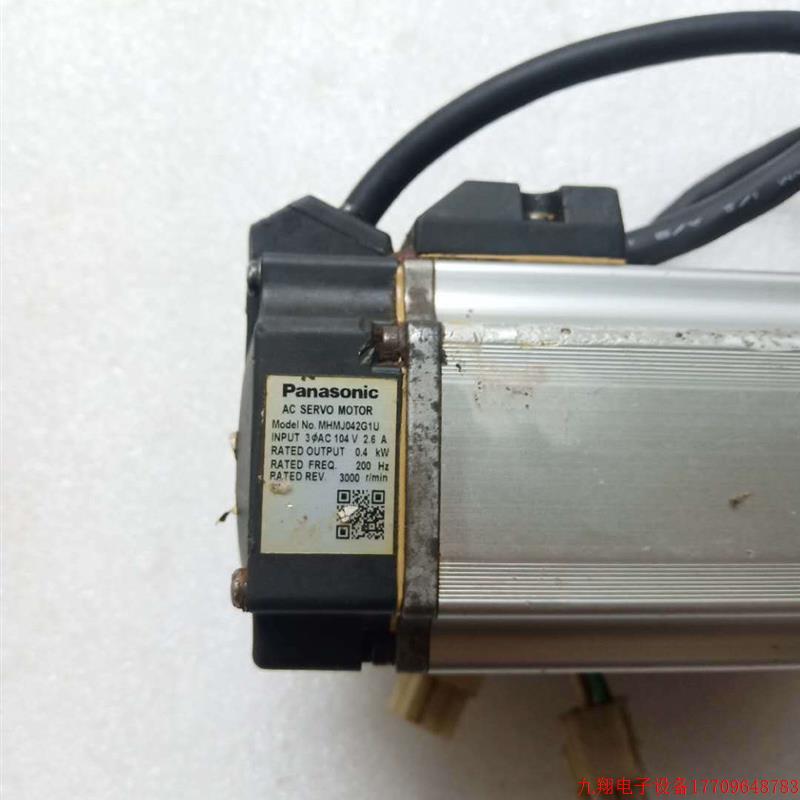 拍前询价:400W伺服电机 MHMJ042G1U二手拆机 实物图 议价