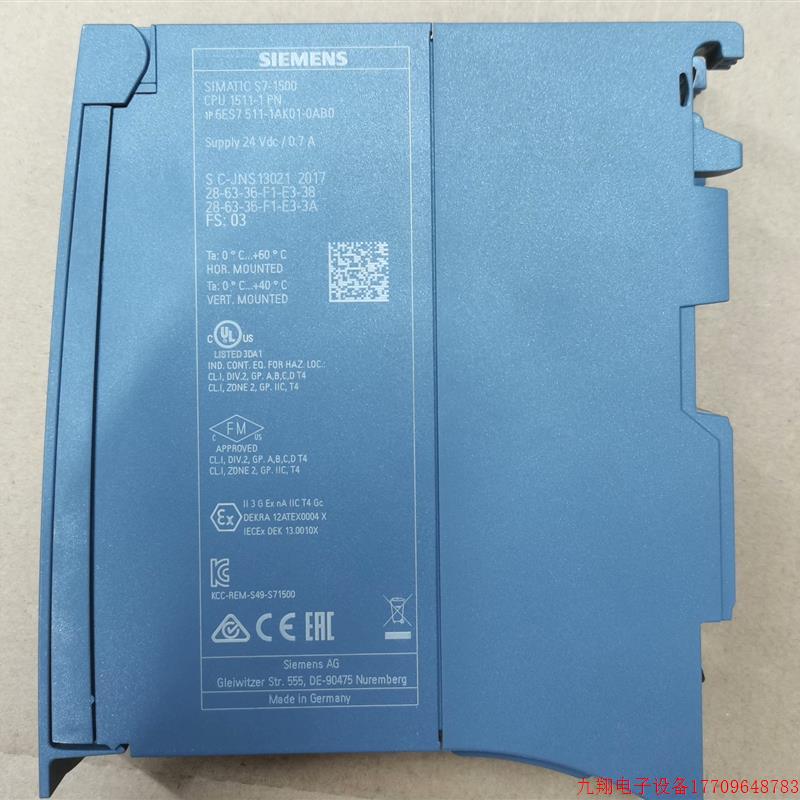 拍前询价:6ES7511-1AK01-0AB0、