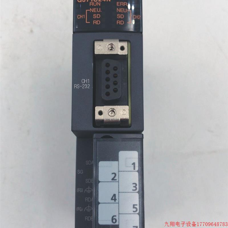 拍前询价:原装拆机三菱Q系列可编程控制器模块QJ71C24N 现货实物