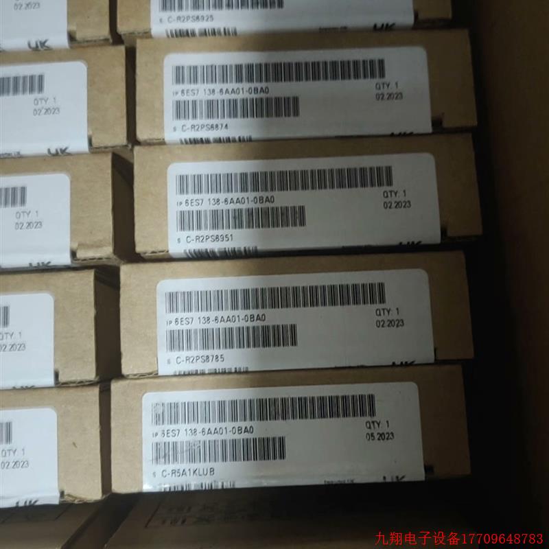 拍前询价:模块,6ES7138-6AA01-0BA0全新原装保内