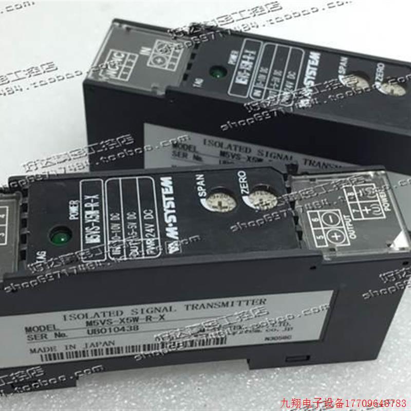 拍前询价:原装正品 日本M-SYSEM爱模爱模 信号隔5器模块 M5VS-XW