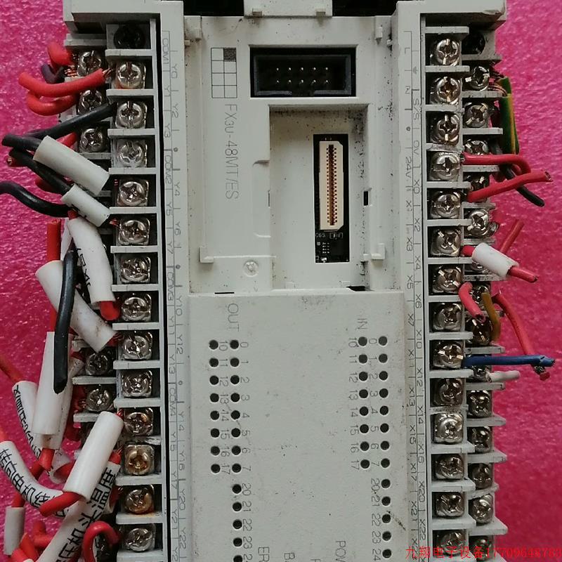 拍前询价:正品三菱,FX3U-48MT,功能包好,外壳底座有点破看图,