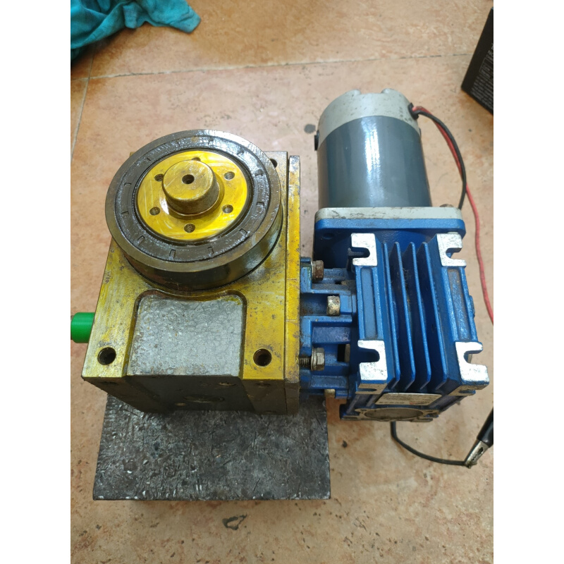 拍前询价：[议价]台湾润霖精密45DF凸轮分割器4工位分割器工作台