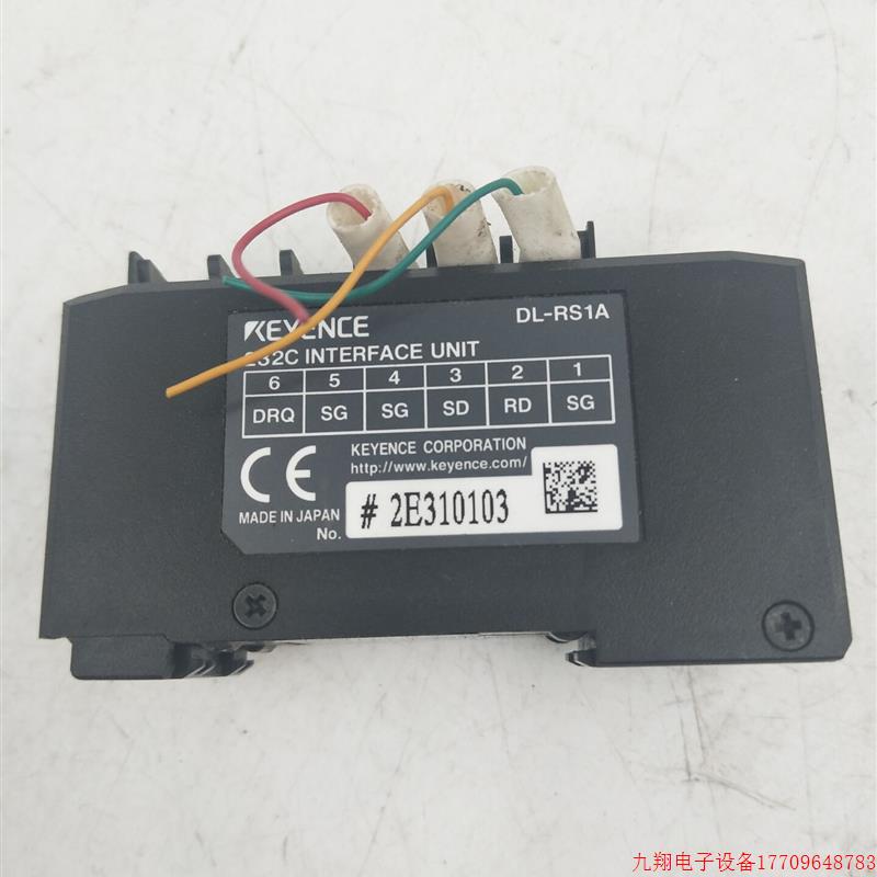 拍前询价:原装拆机日本KEYENCE基恩士DL-RS1A位移传感器 现货实