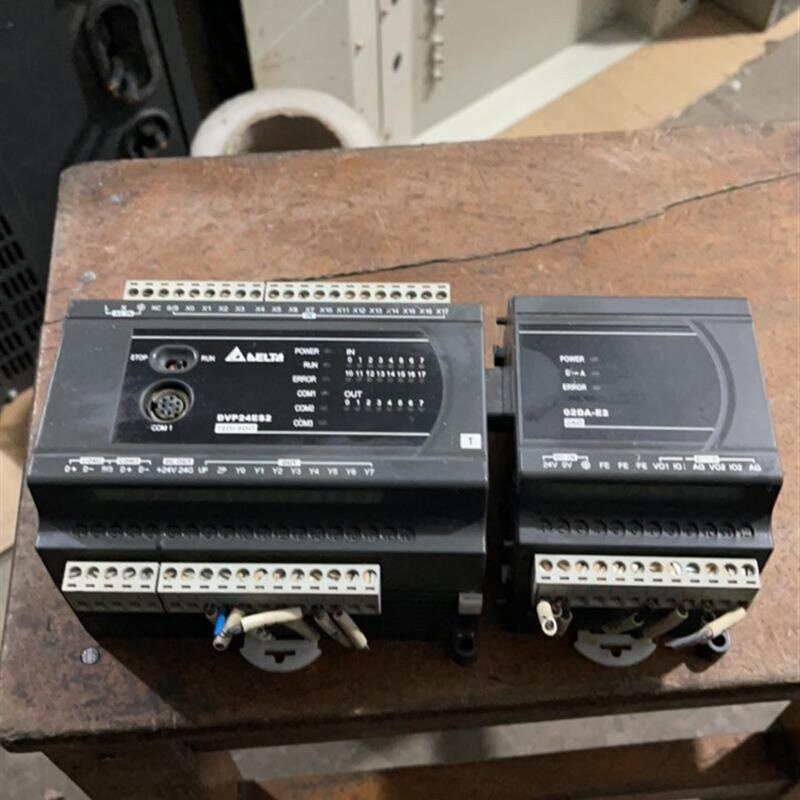 拍前询价：(议价产品)台达pLC/DVP24ES200T/DVP02DA-E2