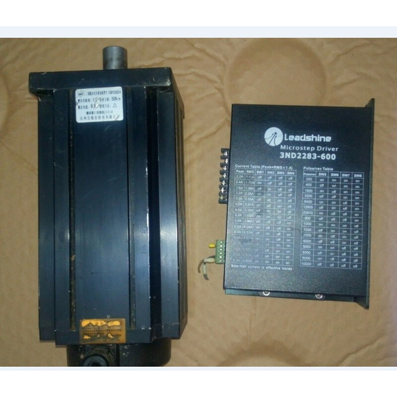 拍前询价：三相130步进电机套装低价二手9成新50N.M 130BYG350D-N