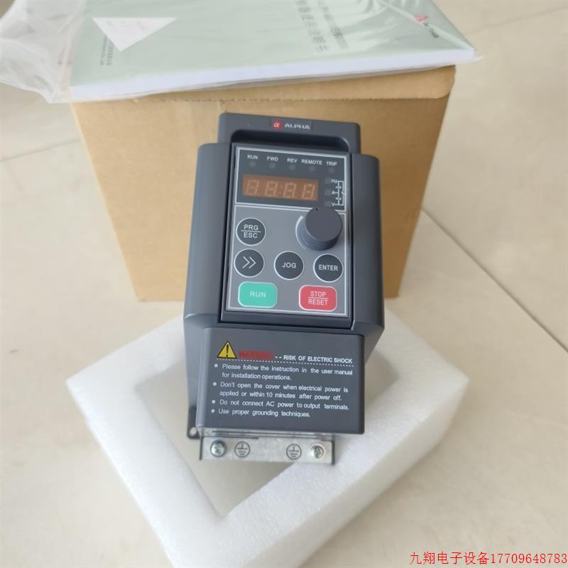 拍前询价:全新原装阿尔法变频器ALPHA6000M-S2R75GB单项220V0.75