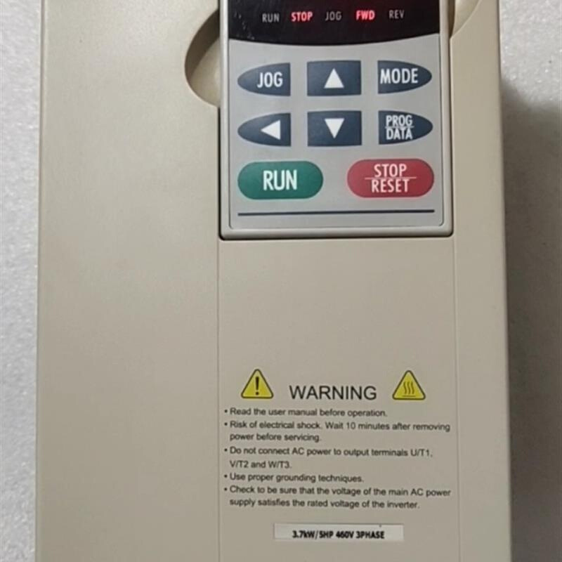 拍前询价：(议价)台达变频器,3.7kw,成色还可以,上电了,活车拆机,