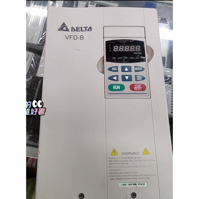 拍前询价：[议价]台达变频器，功率7.5千瓦，电压三相220伏，成色