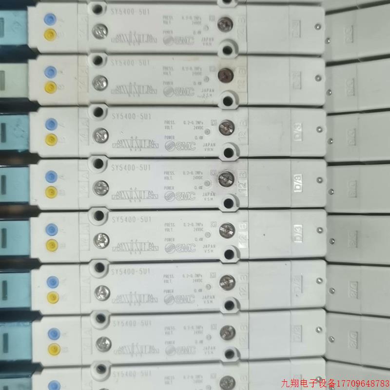 拍前询价:SMC电磁阀SY5400-5U1拆机件图片实拍功能正常150