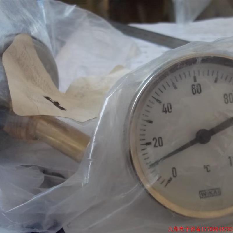 拍前询价:现货WIKA全新温度表KAST63MM 40*90mm 1/2;EN837-1 0-6