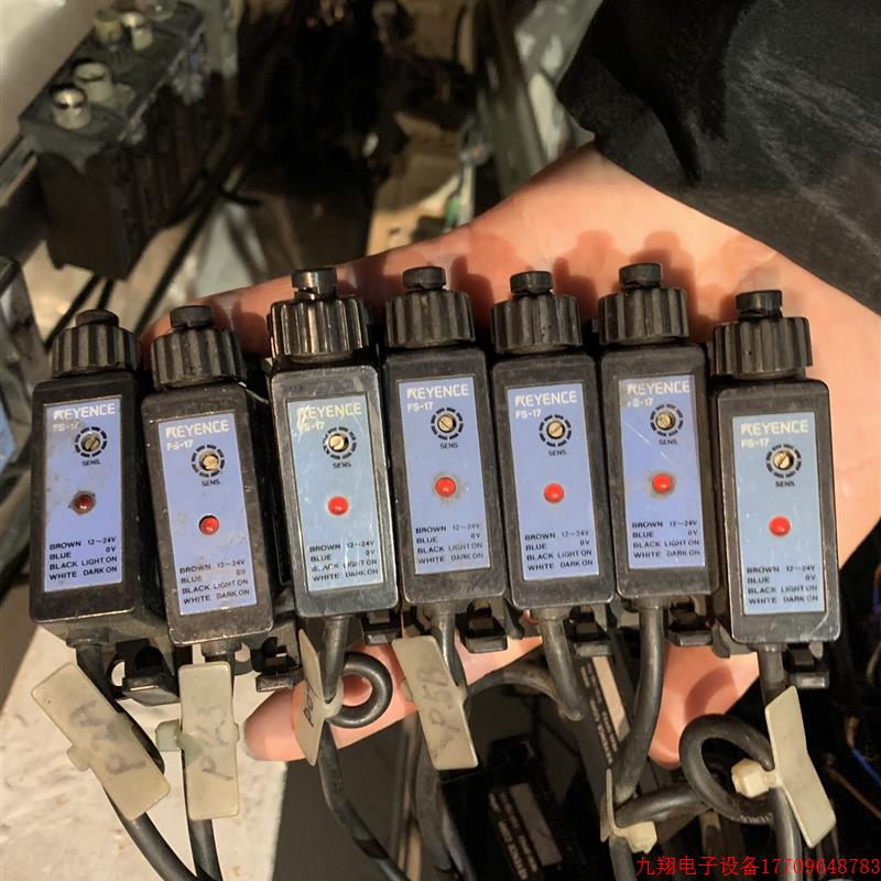 拍前询价:拆机基恩士光纤放大器FS-17,20个左右,标的单价。有