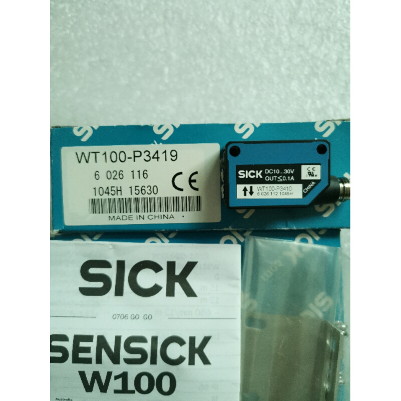 拍前询价：全新原装正品SICK WT100-P3419 P3410 现货