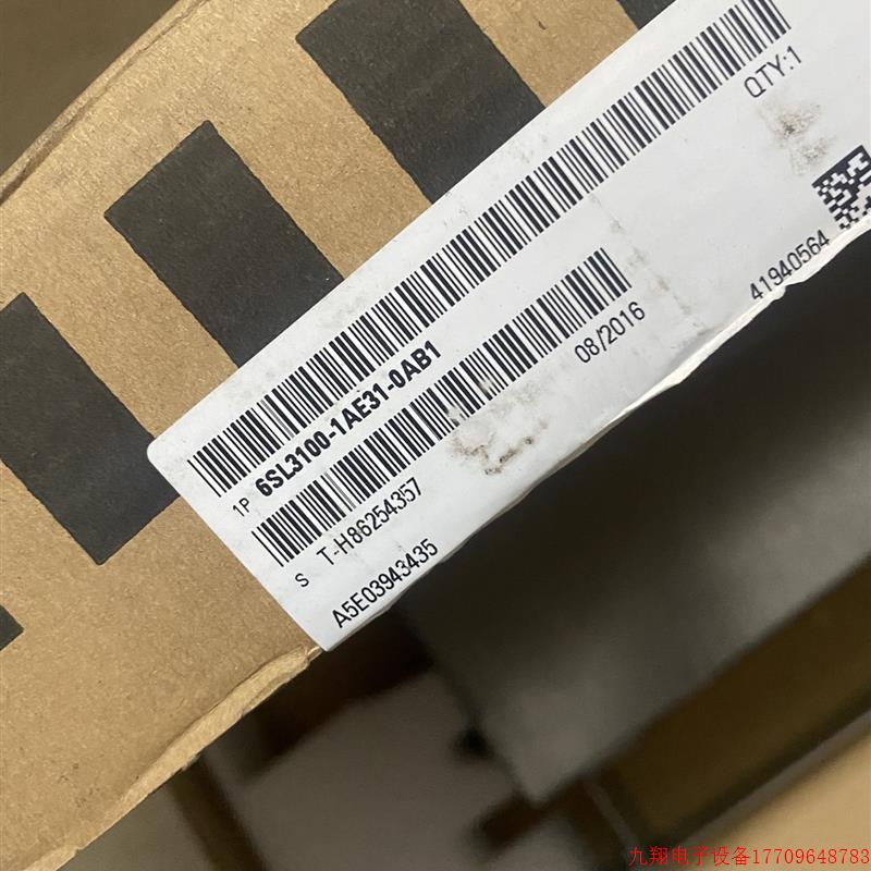 拍前询价:6SL3100-1AE31-0AB1全新议价