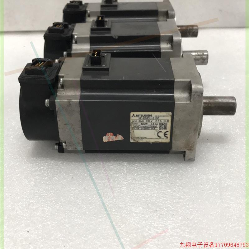 拍前询价:HF-KN43J-S100三菱400W伺服马达