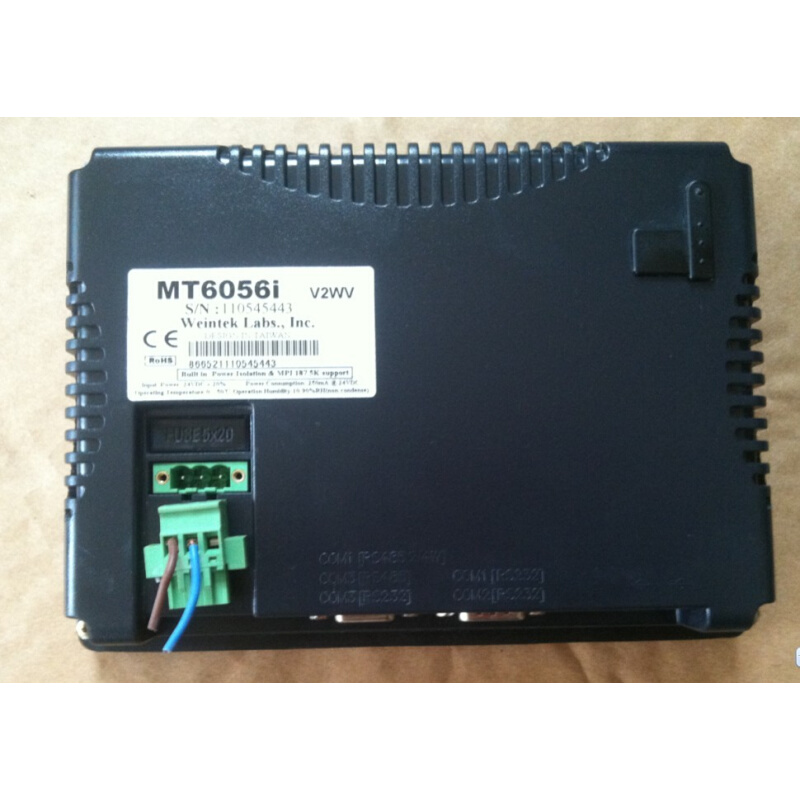 拍前询价：MT6056i V1WV 威纶通触摸屏8 9成新