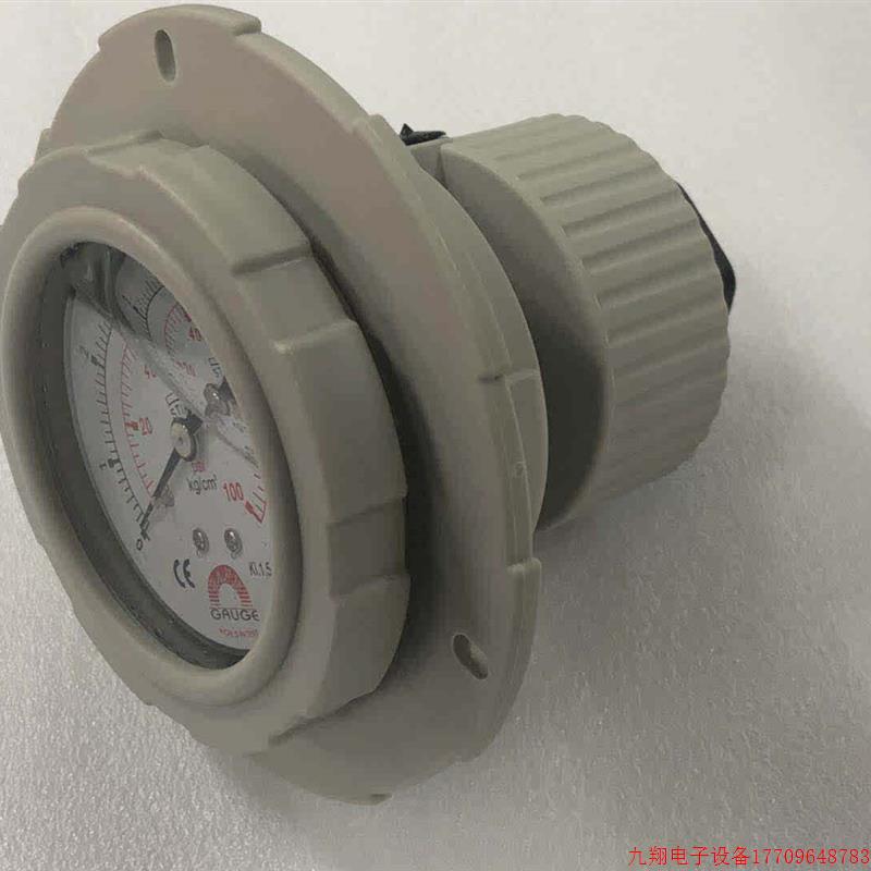 拍前询价:GF-CFH1W台湾华记SAFE-GAUGE隔膜压力表轴向