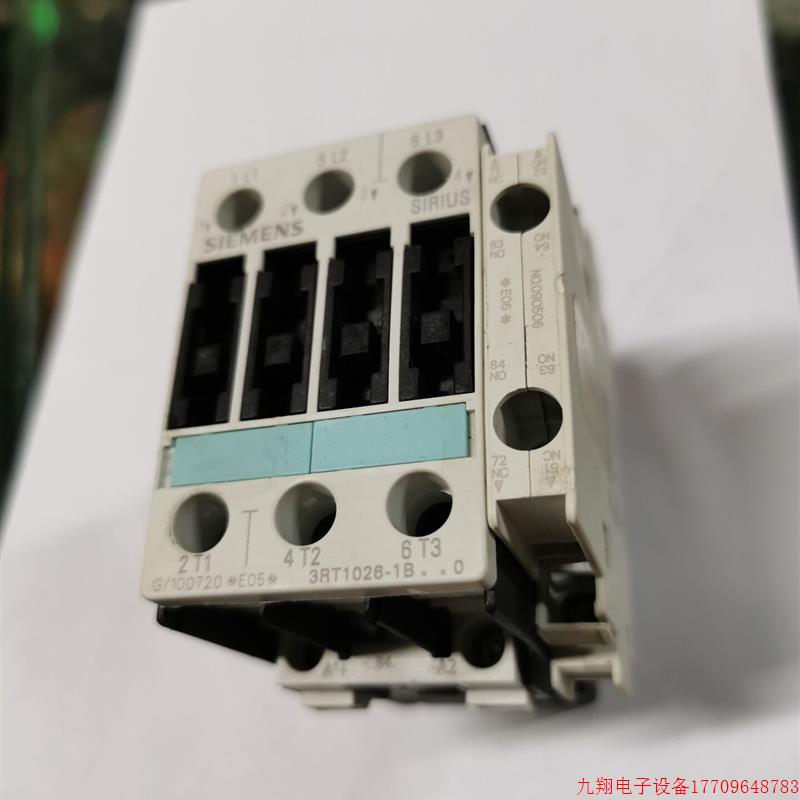 拍前询价:原装接触器 3RT1026-1B九成新DC24V
