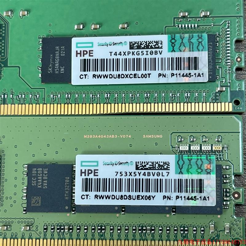 拍前询价:HPE 32GB 2RX8 PC4-3200AA-R议价议价