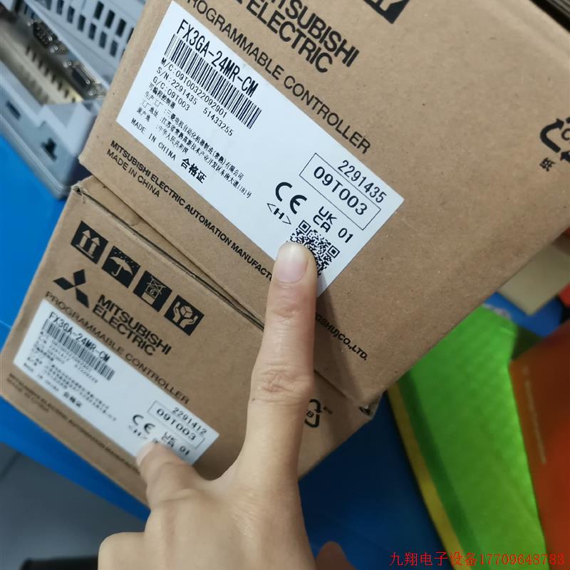 拍前询价:三菱PLC,FX3GA-24MR,实图拍摄,功能正常,全新库