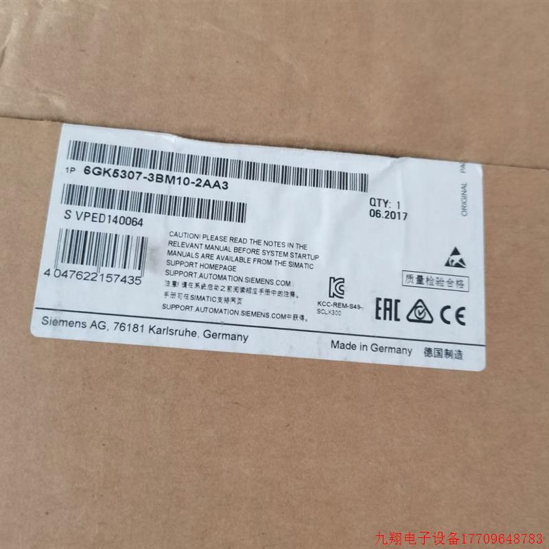 拍前询价:6GK5307-3BM10-2AA3,原装X307-3LD, 6GK5 307-3BM10-2A
