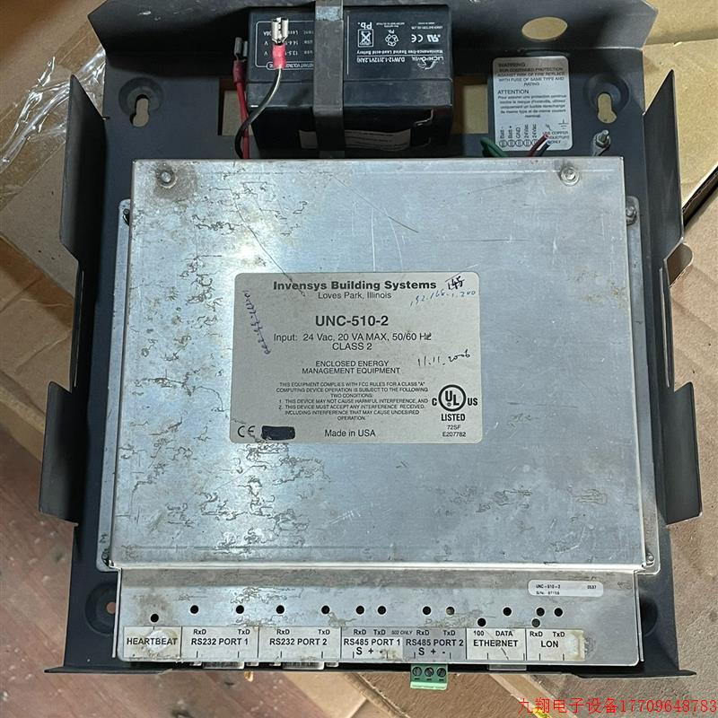 拍前询价:美国Invensys控制器UNC-510-2议价议价