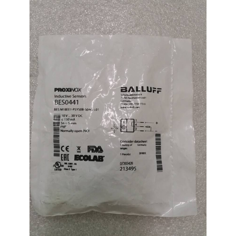 拍前询价：全新原装BALLUFF  BES0441 BES  M18EE1-PSY50B-