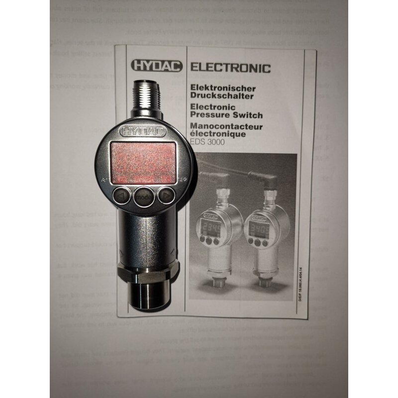 拍前询价：HYDAC贺德克传感器压力开关信号压力传感器 EDS 349全