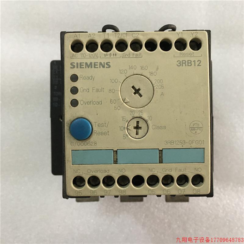 拍前询价:原装德国产3RB1253-0FG01 控制器接触器 8成新包好议价