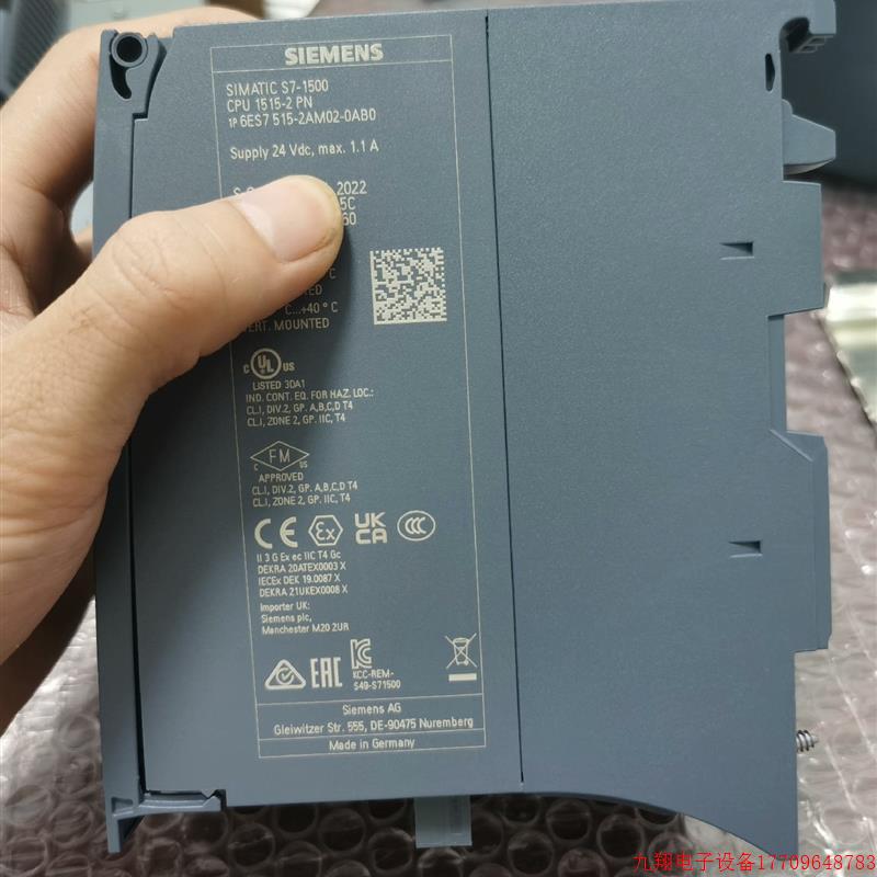 拍前询价:6ES7 515-2AM02-0AB0S7-1500C