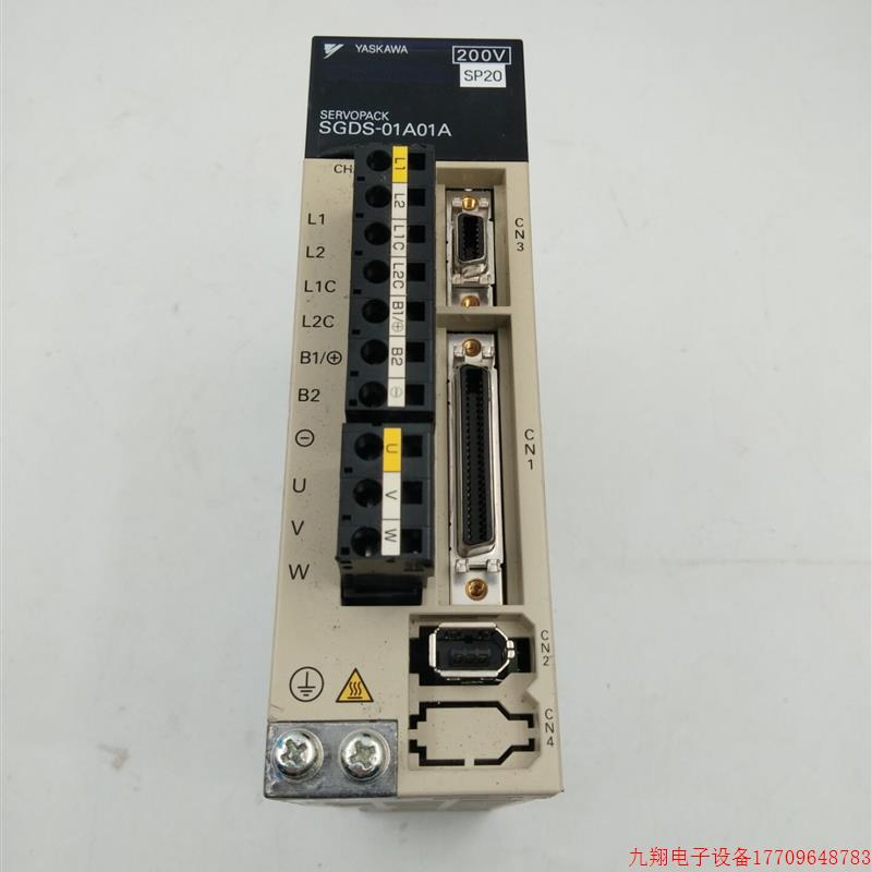 拍前询价:原装拆机安川伺服驱动器SGDS-01A01A现货实物图