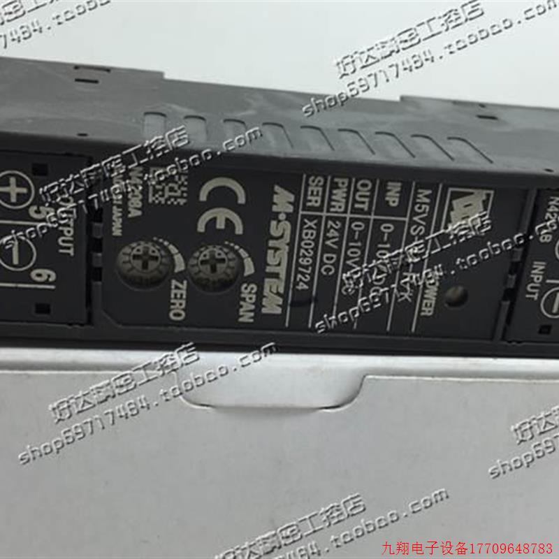 拍前询价:原装正品 M.SYTEM日本模 电流变送 M5器SVS-44-R/K DC2