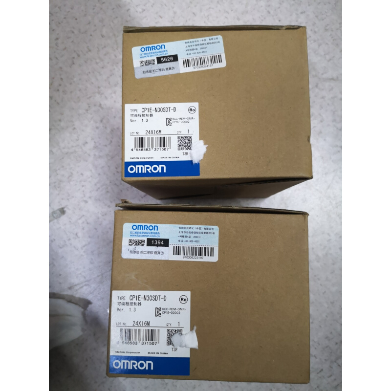 拍前询价：全新OMRON PLC CP1E-N30SDT-D 实物图片全新原装拍前请