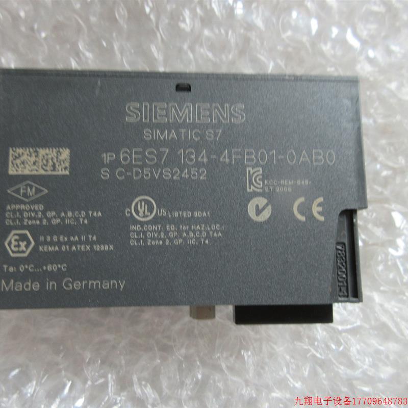 拍前询价:A028*全新无包装正品 6ES7 134-4FB01-0AB0 现货