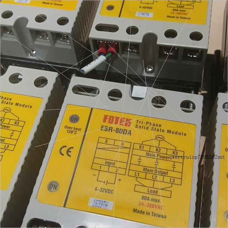拍前询价：台湾阳明ESR-80DA三相固态继电器FOTEK原装正品,成