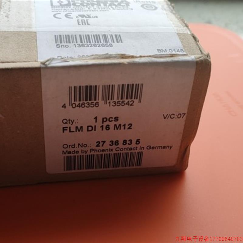 拍前询价:全新菲尼克斯PHOENIX CONTACT I/O模块FLM DI 16 M12