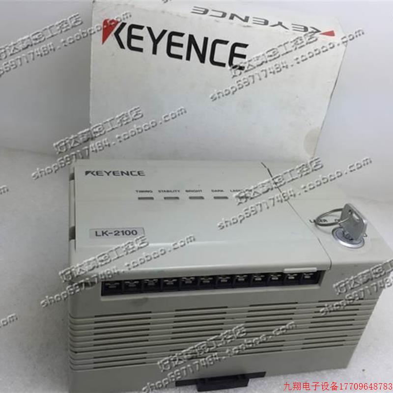 拍前询价:原装正品 KEYEN现CE/恩士 激光位控移传感器制器LK-210