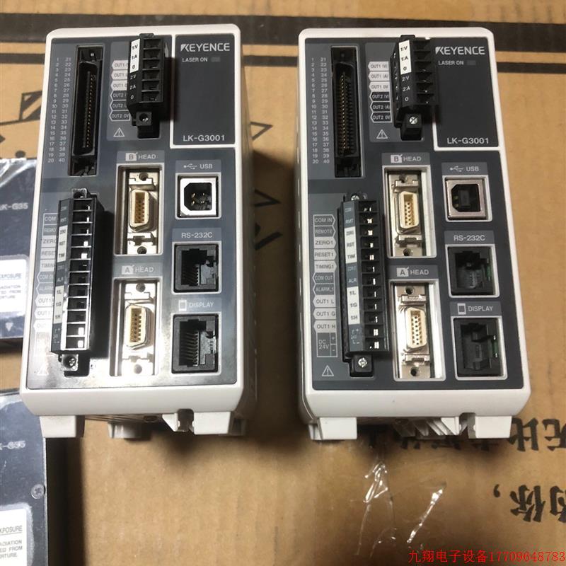 拍前询价:(议价)正品基恩士LK-G3001控制器LK-G35激光镜头传感