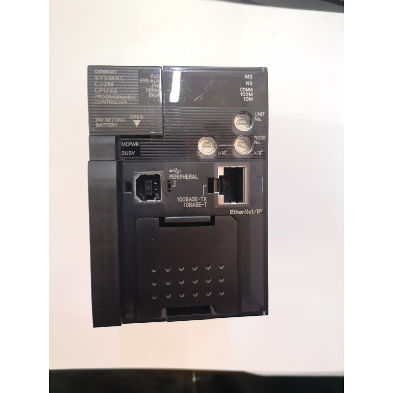 拍前询价：九成新OMRON CJ2M-CPU32 PLC 实物图全新原装拍前请询