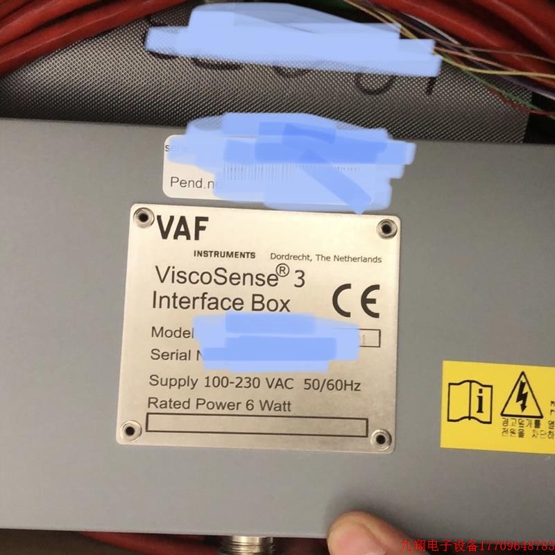 拍前询价:VAF粘度计 vs3 vs?2供油单元粘度计议价