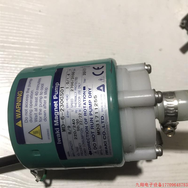 拍前询价:日本易威奇MD-6-230GS01化工磁力泵耐酸