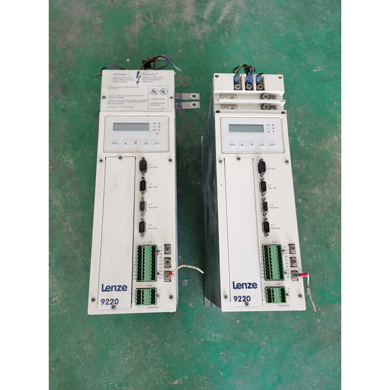 拍前询价：二手 议价LENZE伦茨9220系列伺服驱动器 EVS9224-E 原