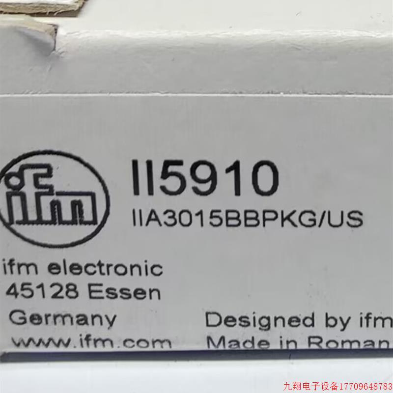 拍前询价:IFM II5910 IIC206 IIC208 IG4000 全新原装正品易福门