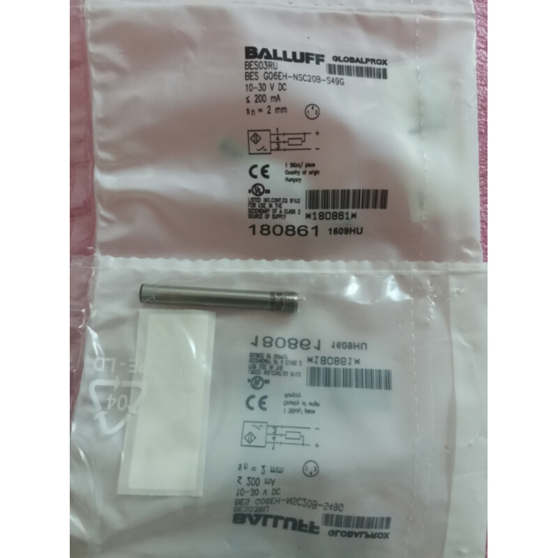 拍前询价：全新原装BALLUFF BES G06EH-NSC20B-S49G BES03R