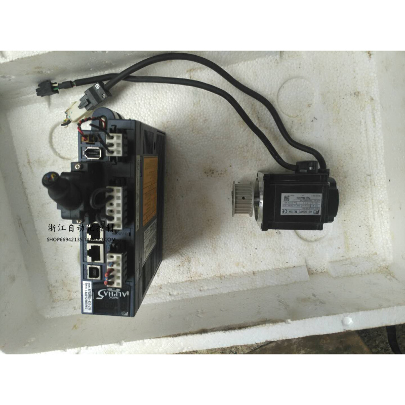 拍前询价：拆机富士伺服驱动电机套装 RYT201D5-VS2-Z19 GYS201D5